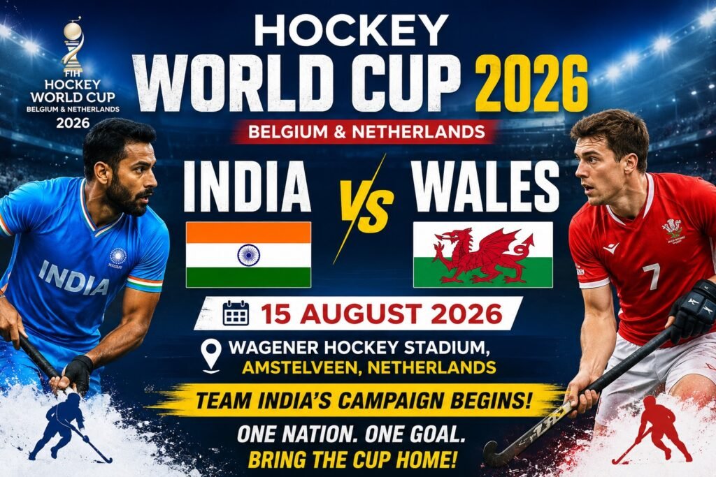 Hockey World Cup 2026 India vs Wales