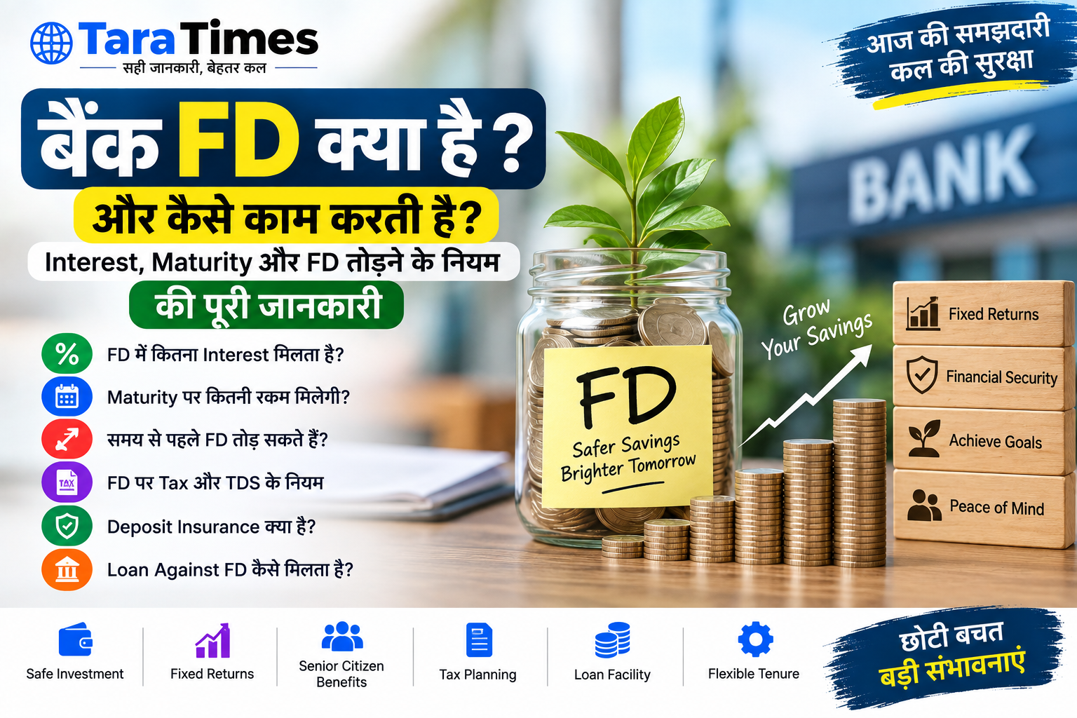 बैंक FD क्या है और कैसे काम करती है? Interest, Maturity और FD तोड़ने के नियम की पूरी जानकारी