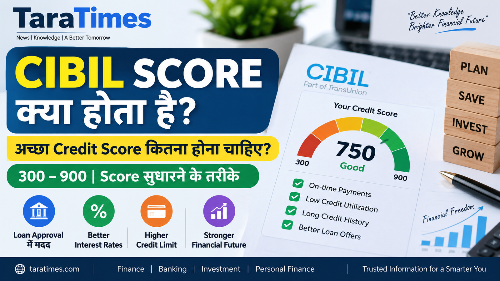 CIBIL Score क्या होता है? अच्छा Credit Score कितना होना चाहिए और इसे कैसे बढ़ाएं