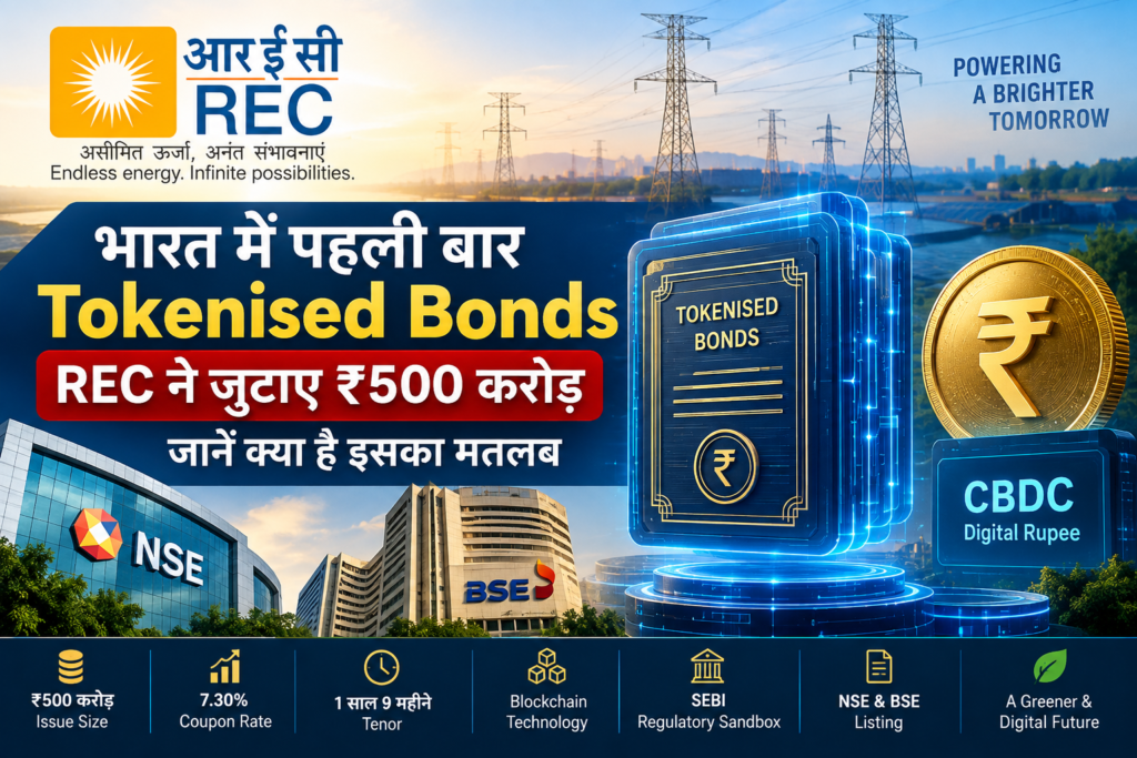 Tokenised Bonds India REC 500 Crore