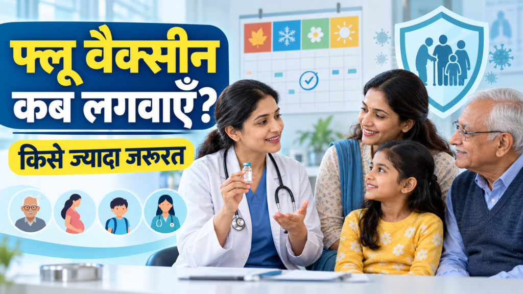 Flu Vaccine Kab Lagwani Chahiye और किन लोगों को ज्यादा जरूरत