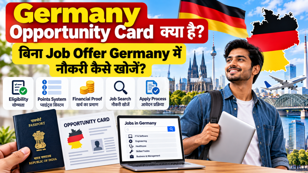 Germany Opportunity Card से Germany में नौकरी कैसे खोजें