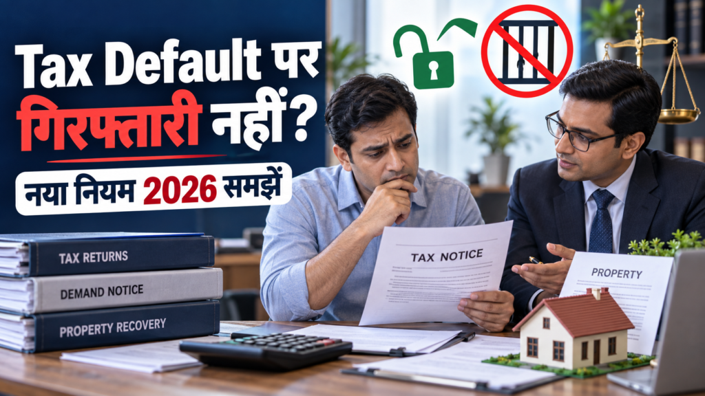 Income Tax Arrest Rule 2026 में tax default पर गिरफ्तारी का नया नियम