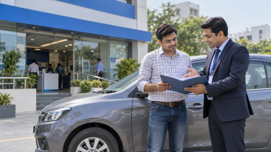 Loan EMI Default Rules के तहत वाहन ऋण की प्रक्रिया समझता कार मालिक