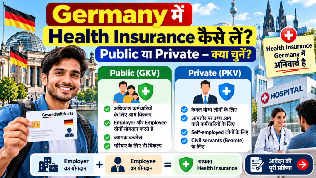Germany рдореЗрдВ Health Insurance GKV рдФрд░ PKV рдХреИрд╕реЗ рдЪреБрдиреЗрдВ