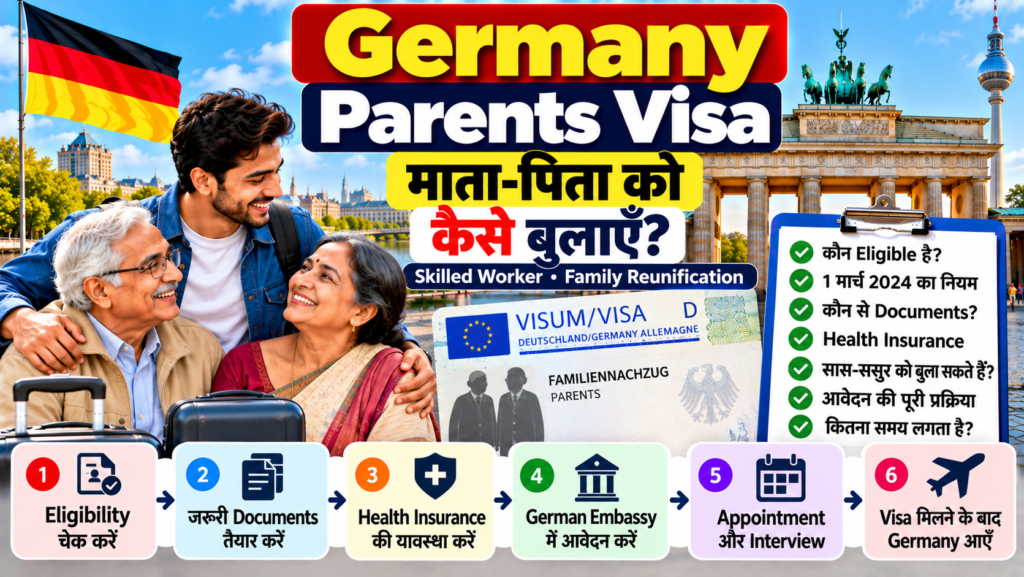 Germany Parents Visa Skilled Worker माता-पिता को कैसे बुलाएँ