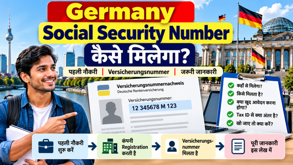 Germany Social Security Number Versicherungsnummer рдХреИрд╕реЗ рдорд┐рд▓реЗрдЧрд╛