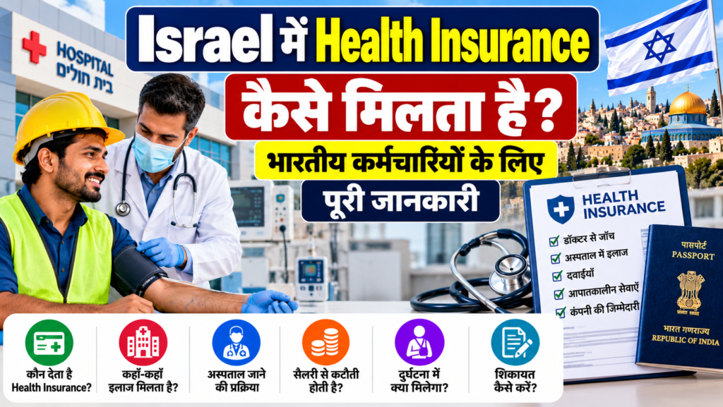 Israel Health Insurance भारतीय कर्मचारियों के लिए मेडिकल बीमा और इलाज